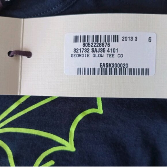 NWT Stella McCartney Baby Graphic T-shirt Halloween Spider Unisex Sz 6M - Picture 5 of 8